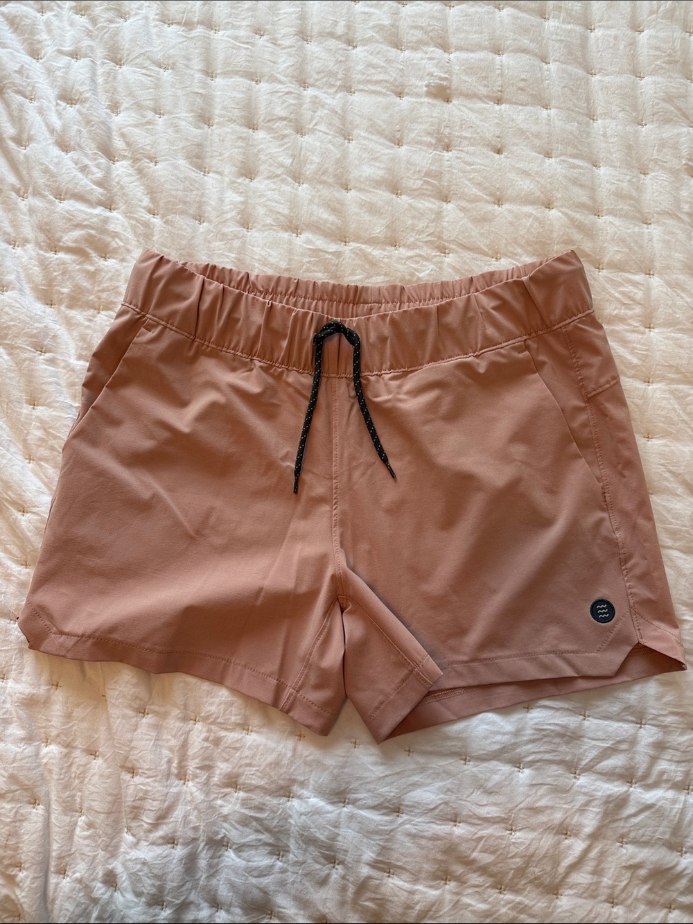 Freefly Women's Athletic Shorts - Dusty Rose Stretch Performance Large